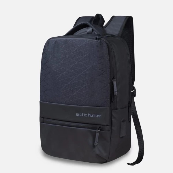 Water Resistant Laptop Travel Backpack Model-BB06 (Black)